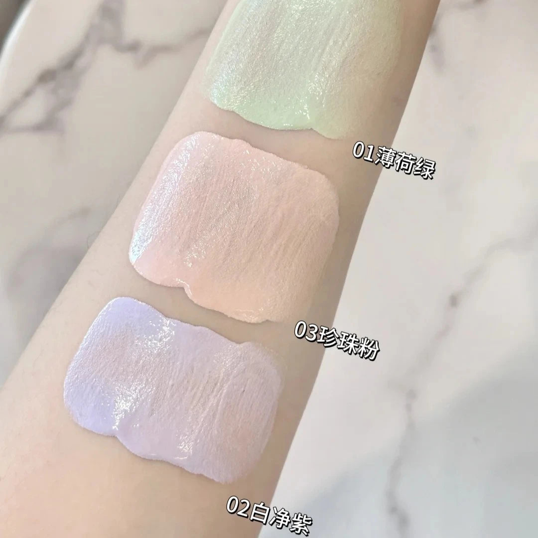 Flower Knows 2025 Shell's Jewel Radiance Primer Brightening Long Lasting Makeup Base Hydrating Non Cakey Vegan Cruelty Free