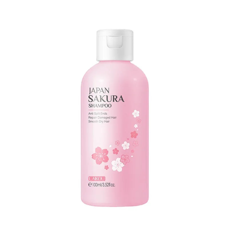 LAIKOU Japan Sakura Shampoo/Conditioner Repair Damaged Hair Moisturizing Nourishing Oil Control Hair Cleansing Care