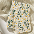 Korean Flower Embroidered Notebook Cute Cotton Shell Sketchbook Planner Journal A5 Paper Page 180 Kawaii Stationery Office Gift
