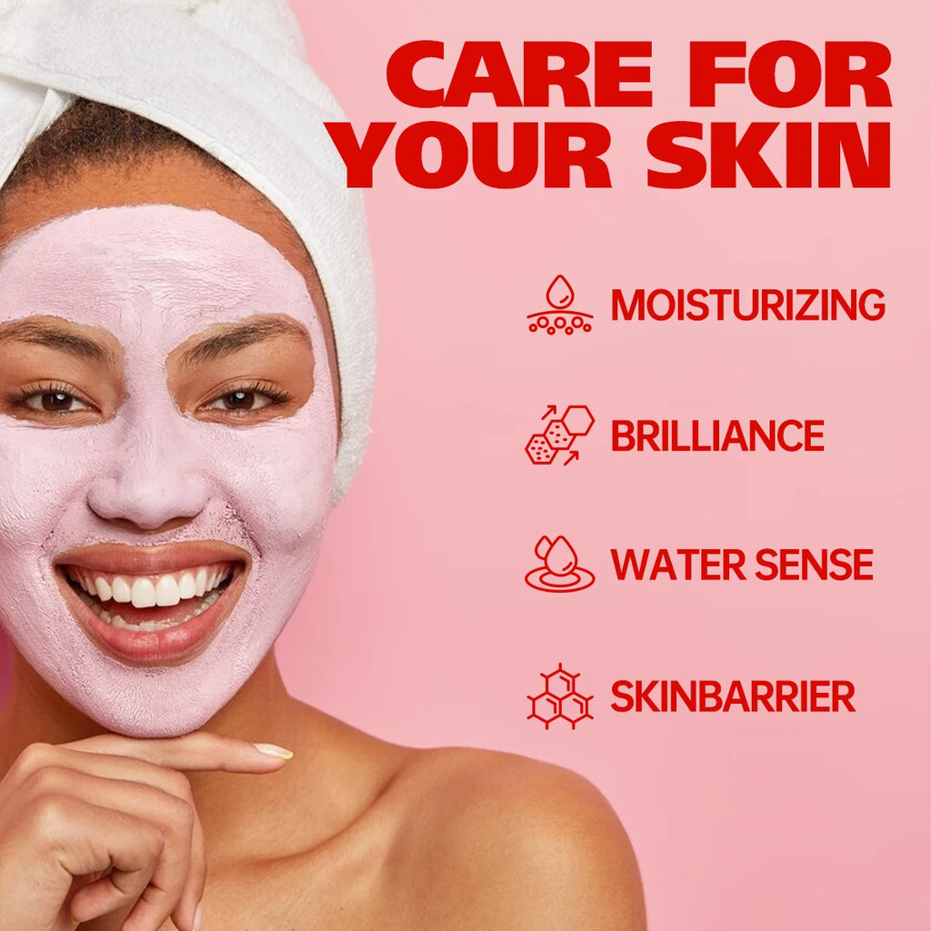 5g/0.18oz*10 Rose Cleansing Mud Mask Deep Cleansing, Moisturizing, Nourishing, Brightening Skin
